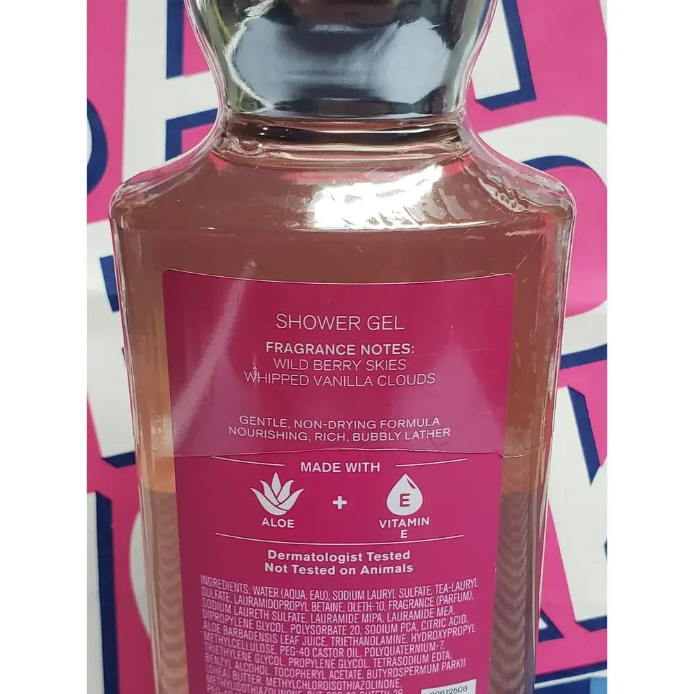 BBW Among The Clouds Fragrance Line Aloe + Vitamin E Shower Gel Body Wash 10oz.